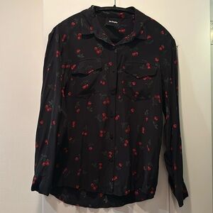 fcc1622 bla01 the kooples cherry top womens size 2 (small)